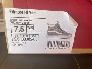Zapatillas Vans Filmore Hi Van T38
