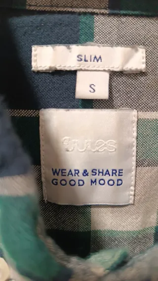 Camisa cuadros Jules Talla S