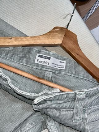 Pantalón vaquero verde denim