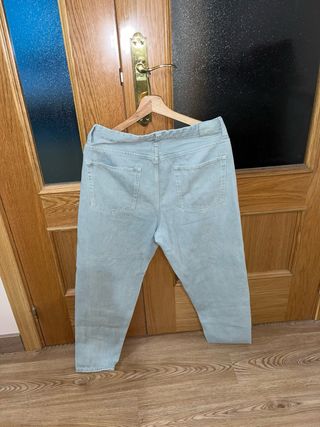 Pantalón vaquero verde denim