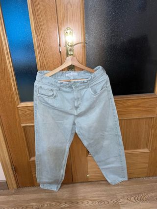 Pantalón vaquero verde denim