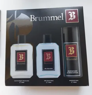 Set Brummel colonia, loción afeitado y desodorante