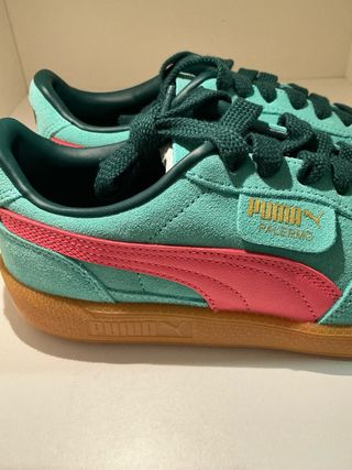 Zapatillas Puma Palermo Suede Teal/Rosa