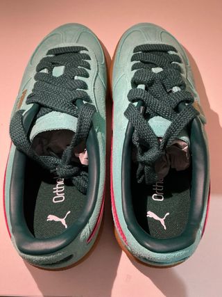 Zapatillas Puma Palermo Suede Teal/Rosa