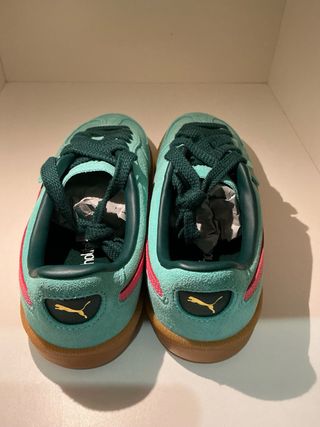 Zapatillas Puma Palermo Suede Teal/Rosa