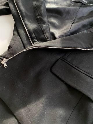 Blazer Zara Basic Negro Talla S