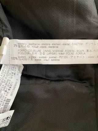 Blazer Zara Basic Negro Talla S