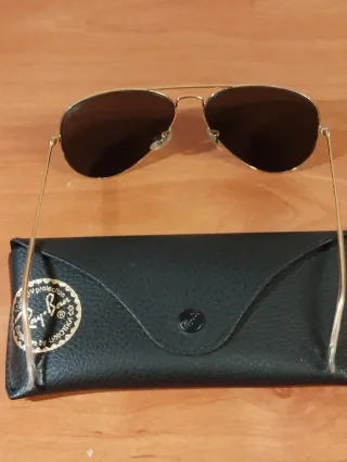 Gafas de Sol Ray-Ban Aviator Doradas