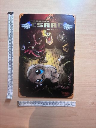 The Binding of Isaac Rebirth Poster alluminio V1