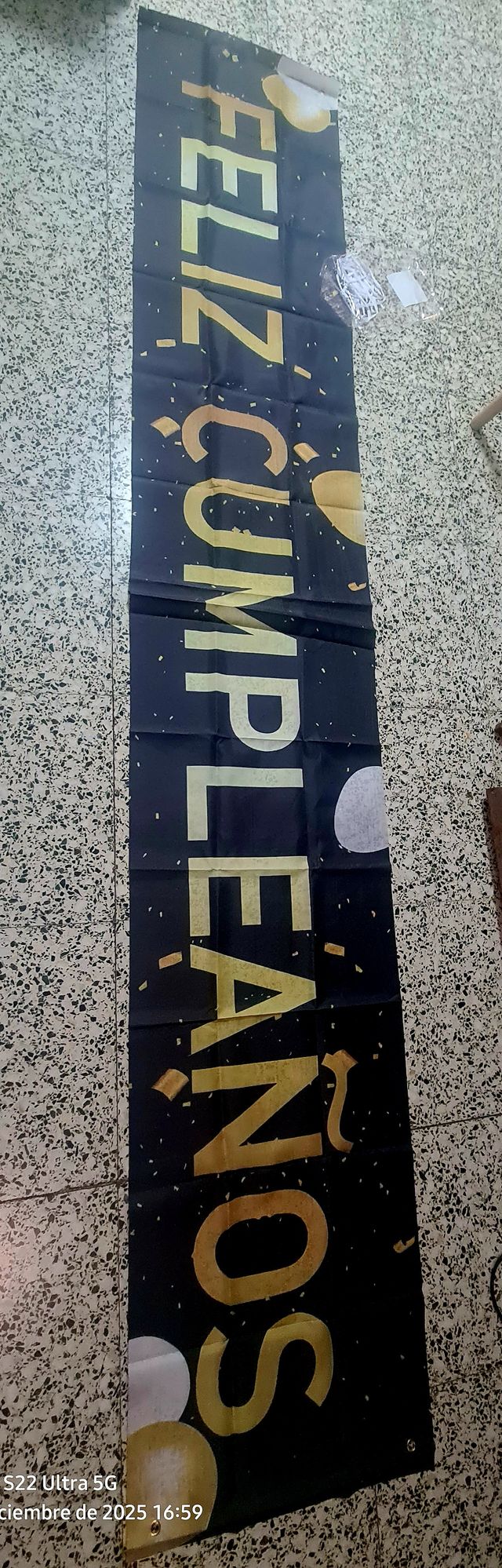 Pancarta Feliz Cumpleaños 3 metros