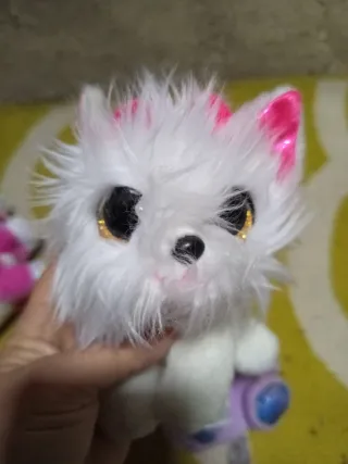 3 Peluches: Unicórnio, Cão e Urso