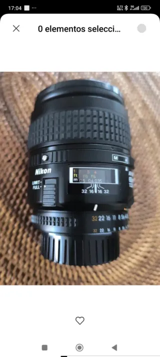 Obiettivo Nikon AF 60mm f/2.8D Macro D7000/D800.series