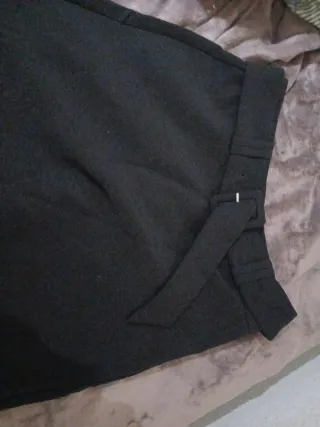 Falda pantalón con cinturón