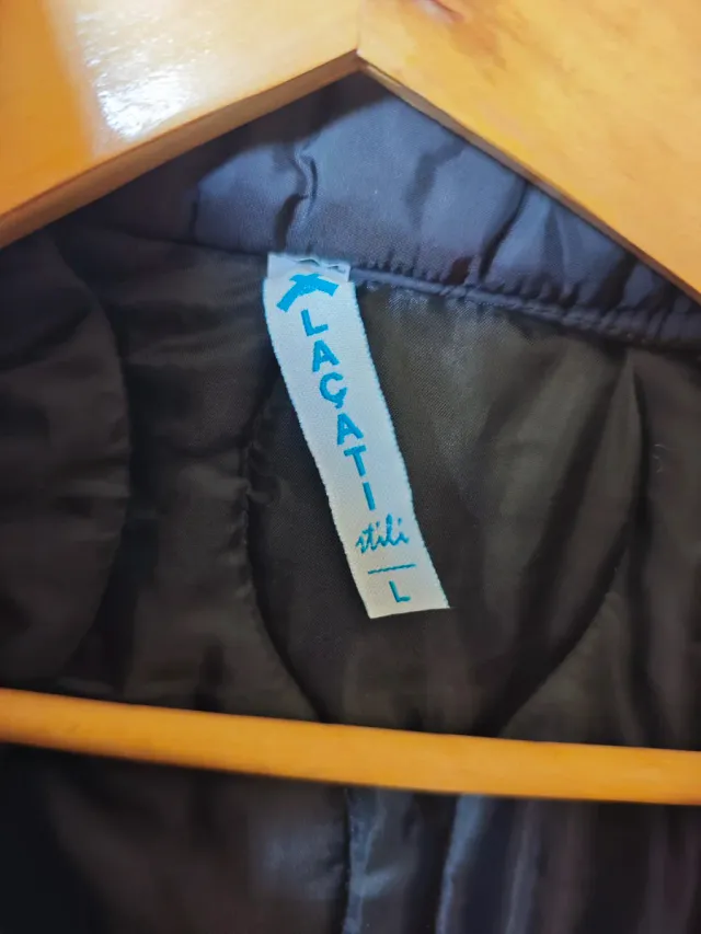 Chaqueta acolchada negra