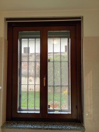 Tenda plissettata bella ed elegante