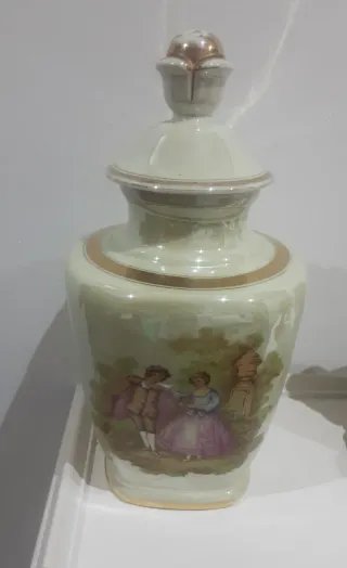 Jarrón Antiguo Francés Silvestre Fragonard