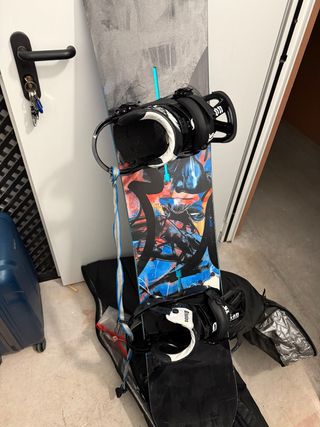 Tabla Snowboard Burton 159W con fijaciones