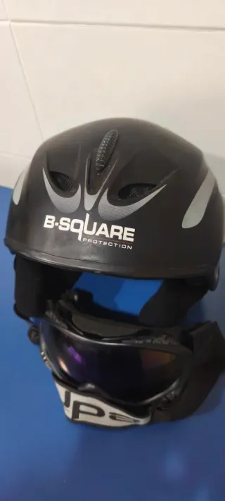 Casco y Gafas esquí/snowboard B-Square