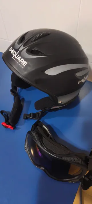 Casco y Gafas esquí/snowboard B-Square