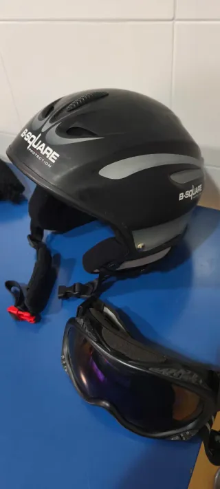 Casco y Gafas esquí/snowboard B-Square