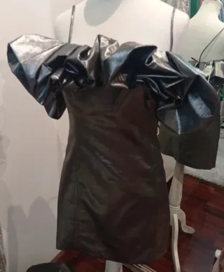 Vestido volumen Zara.XS