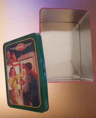 Scatola Metallica Coca-Cola Vintage