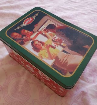 Scatola Metallica Coca-Cola Vintage