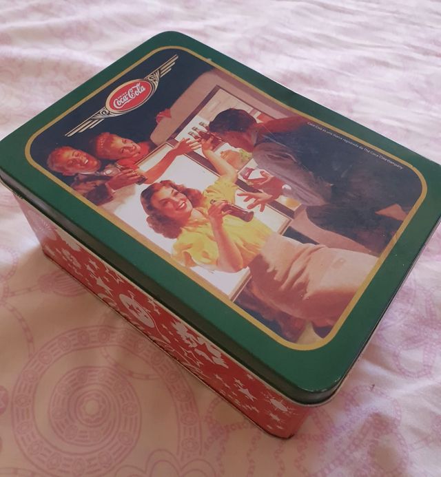 Scatola Metallica Coca-Cola Vintage