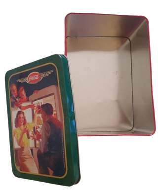 Scatola Metallica Coca-Cola Vintage
