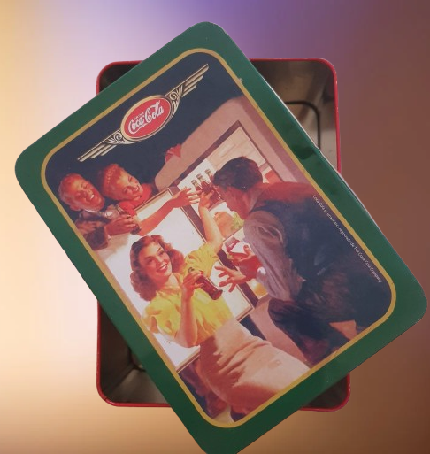 Scatola Metallica Coca-Cola Vintage