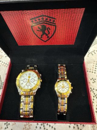 Reloj Ferrari Oro y Plata