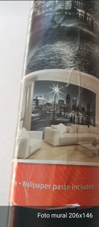 Foto mural ciudad noche 206x146