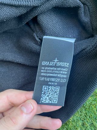 Sudadera Stone Island Negra Talla S