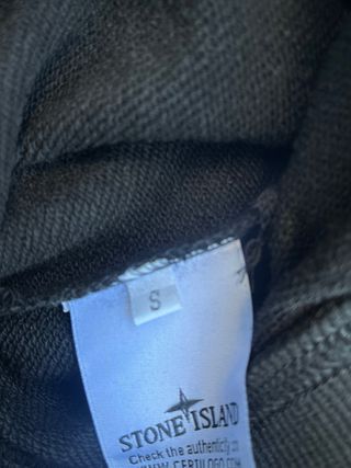 Sudadera Stone Island Negra Talla S
