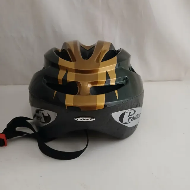 Casco Bicicletta Raider Oro/Nero