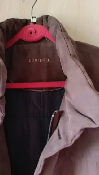 Abrigo Corte Fiel Hombre XXL Marrón Negro