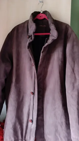 Abrigo Corte Fiel Hombre XXL Marrón Negro