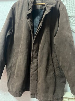 Abrigo Corte Fiel Hombre XXL Marrón Negro