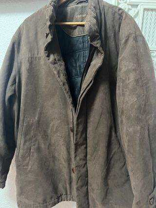 Abrigo Corte Fiel Hombre XXL Marrón Negro