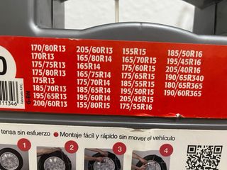 cadenas para la nieve