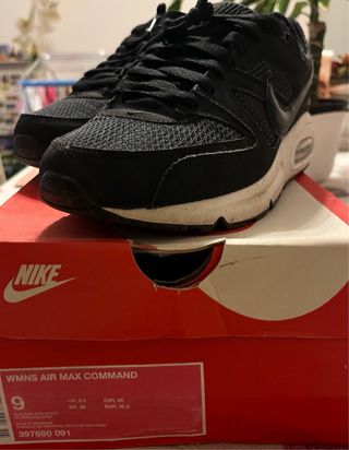 Nike Air Max Command 40.5 Nero Argento
