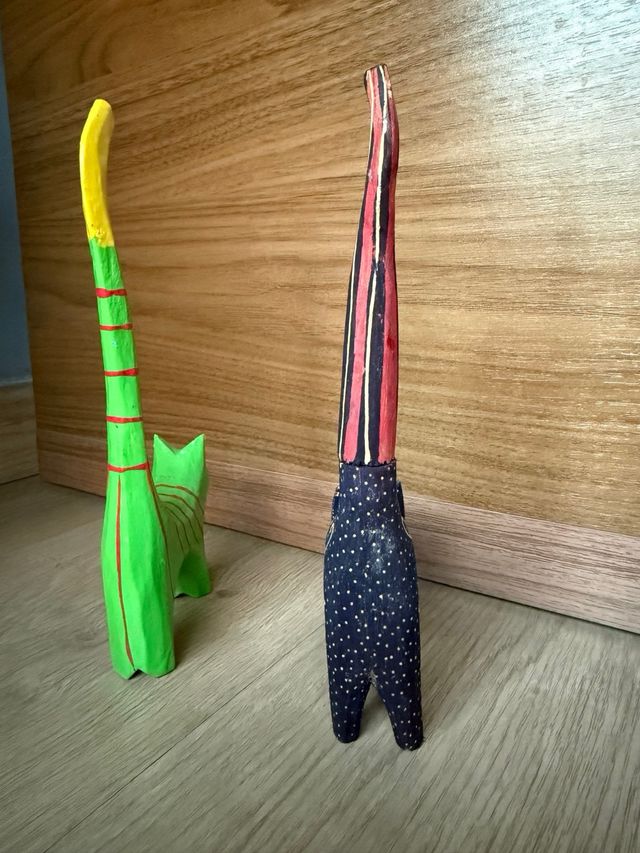 Gatti Portagioie in Legno