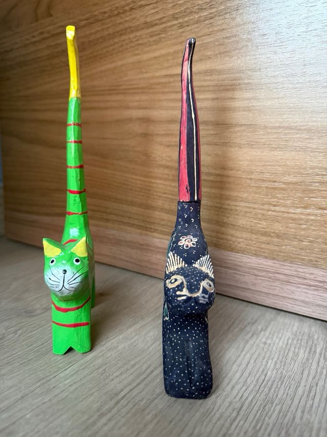 Gatti Portagioie in Legno