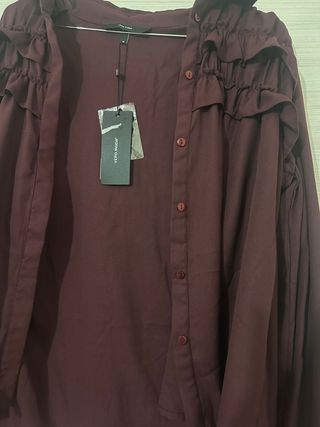 Camicia nuova bordeaux Vero Moda tg M