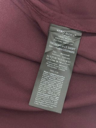 Camicia nuova bordeaux Vero Moda tg M