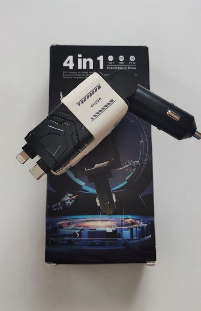 Cargador Mecha 4 en 1 USB Tipo-C