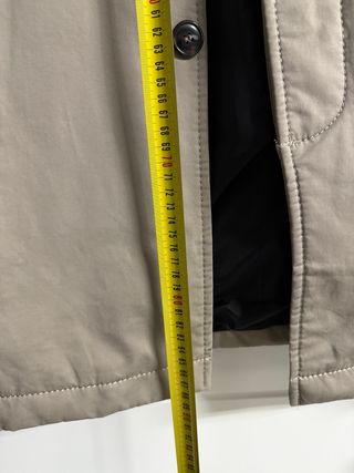 Trench beige uomo Zara