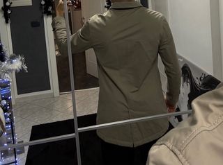 Trench beige uomo Zara
