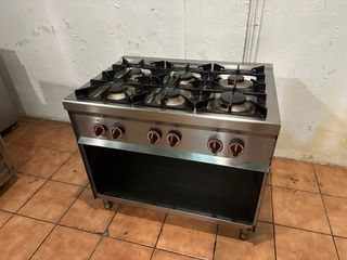 Cocina Industrial Gas 6 Fuegos