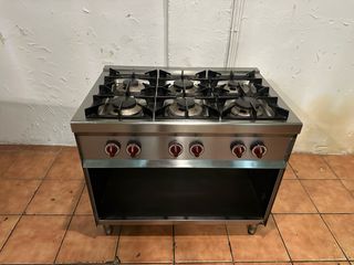 Cocina Industrial Gas 6 Fuegos